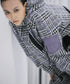 Check Utility Pocket Coat